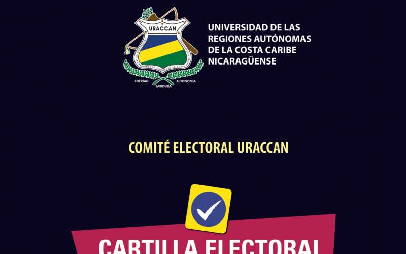 Cartilla electoral (Manual paso a paso) URACCAN 2021