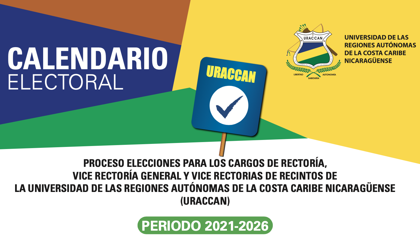Calendario Electoral URACCAN 2021