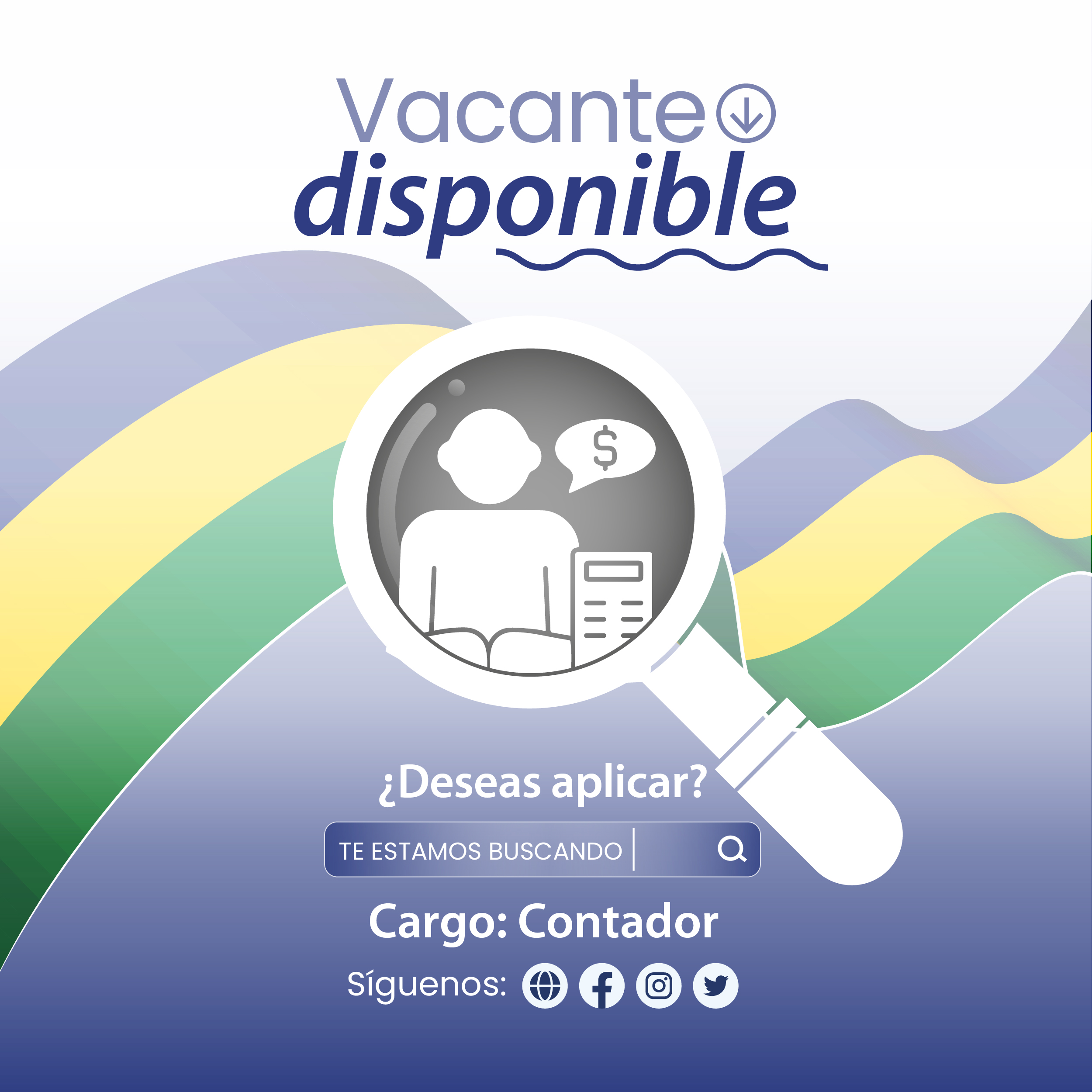 Licitación para el cargo denominado Contador Oficina de Enlace, Managua 