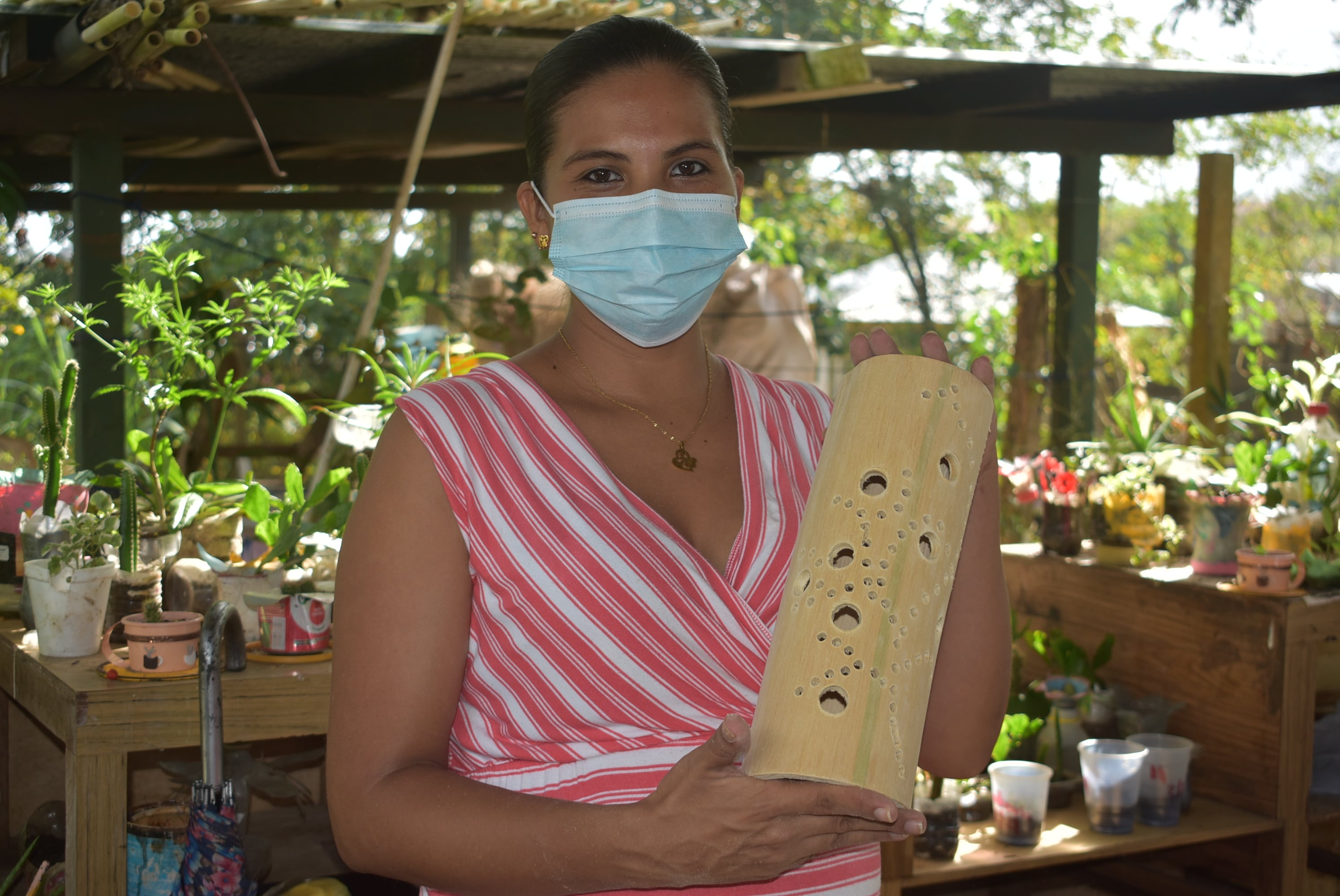 Taller "Aprovechamiento del bambú para la elaboración de artesanías decorativas"