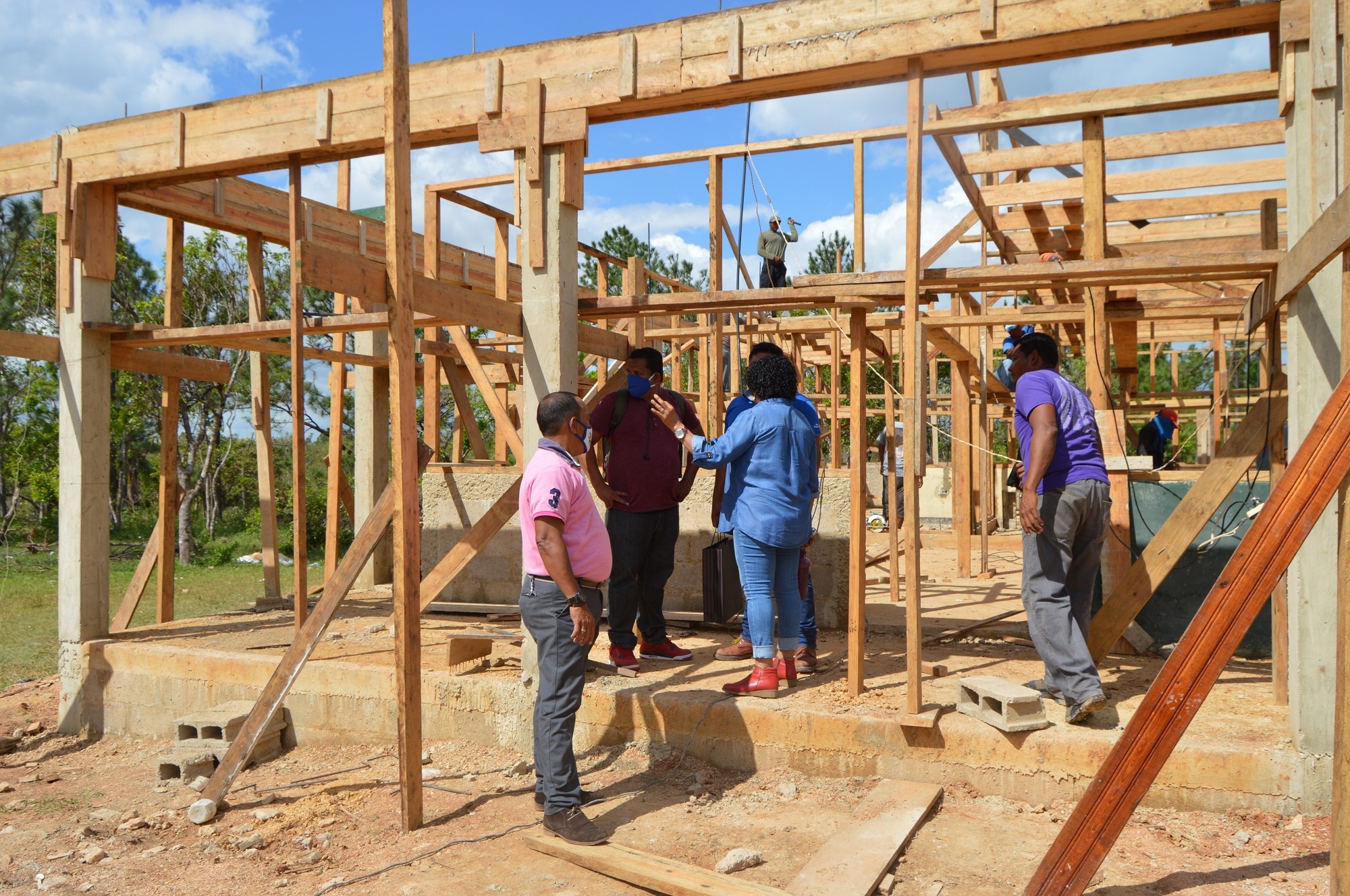 Proceso de reconstrucción en URACCAN recinto Bilwi
