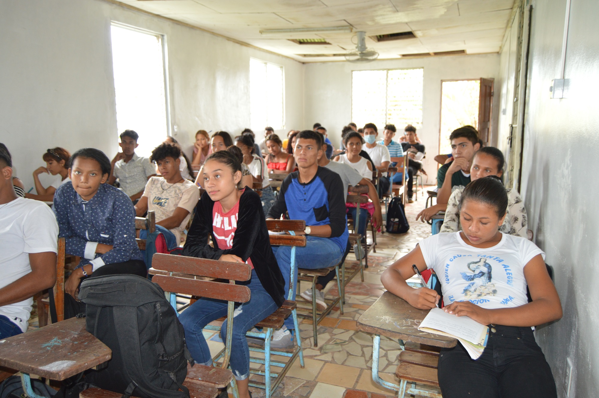 Estudiantes del  curso propedéutico en URACCAN recinto Bilwi