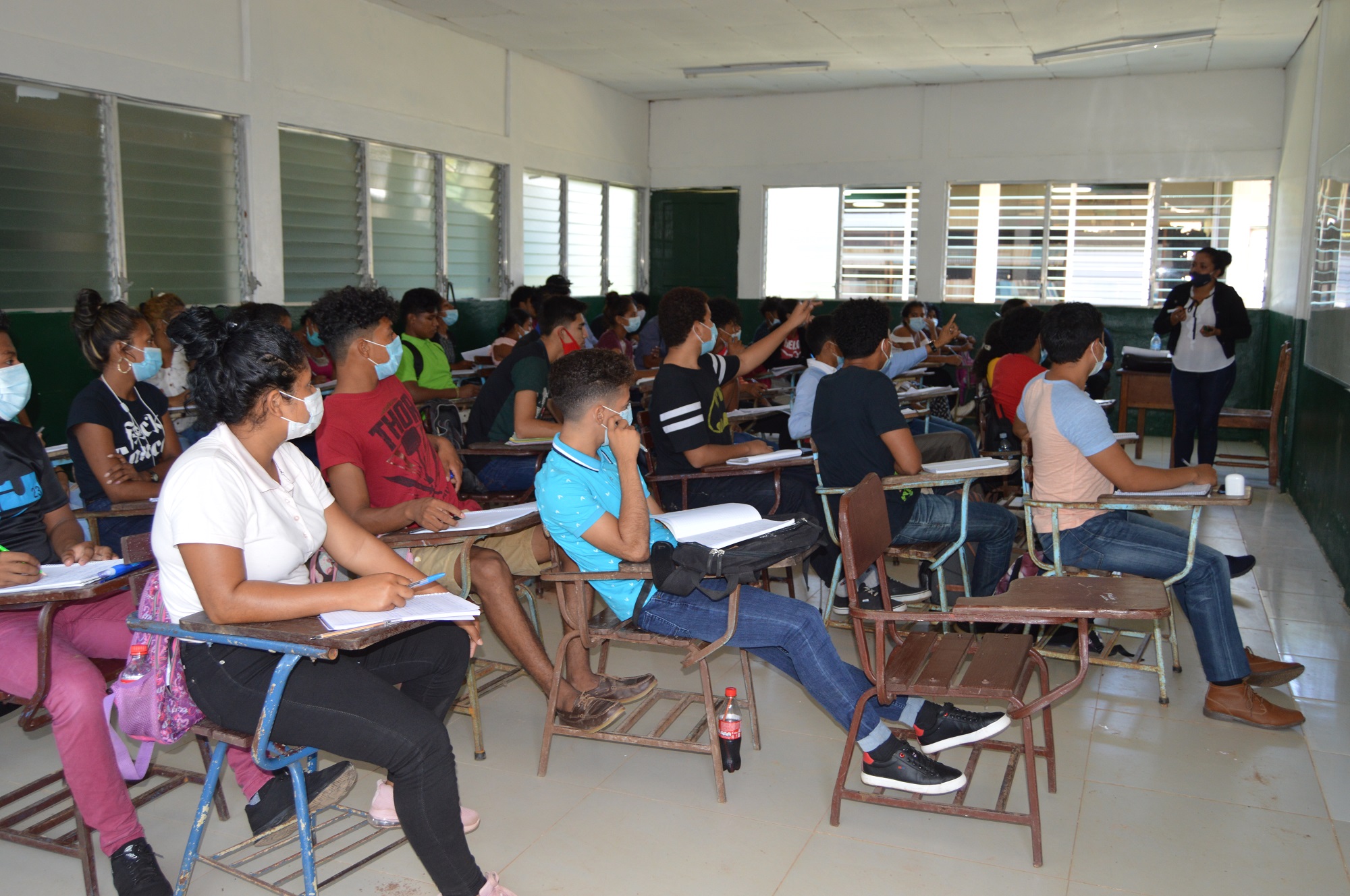 Estudiantes del curso propedéutico en URACCAN recinto Bilwi
