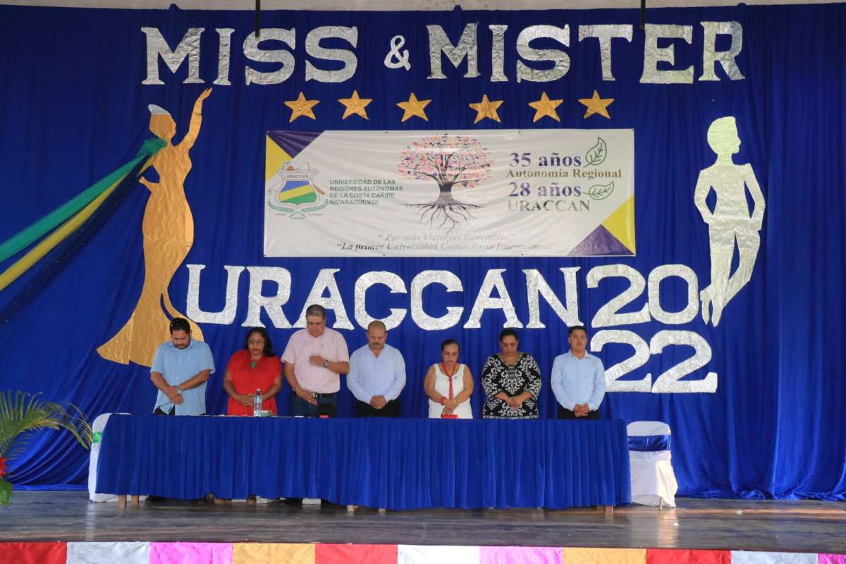 Celebración de los 28 años de fundación de URACCAN y los 35 años de la Autonomía Regional en URACCAN Recinto Las Minas