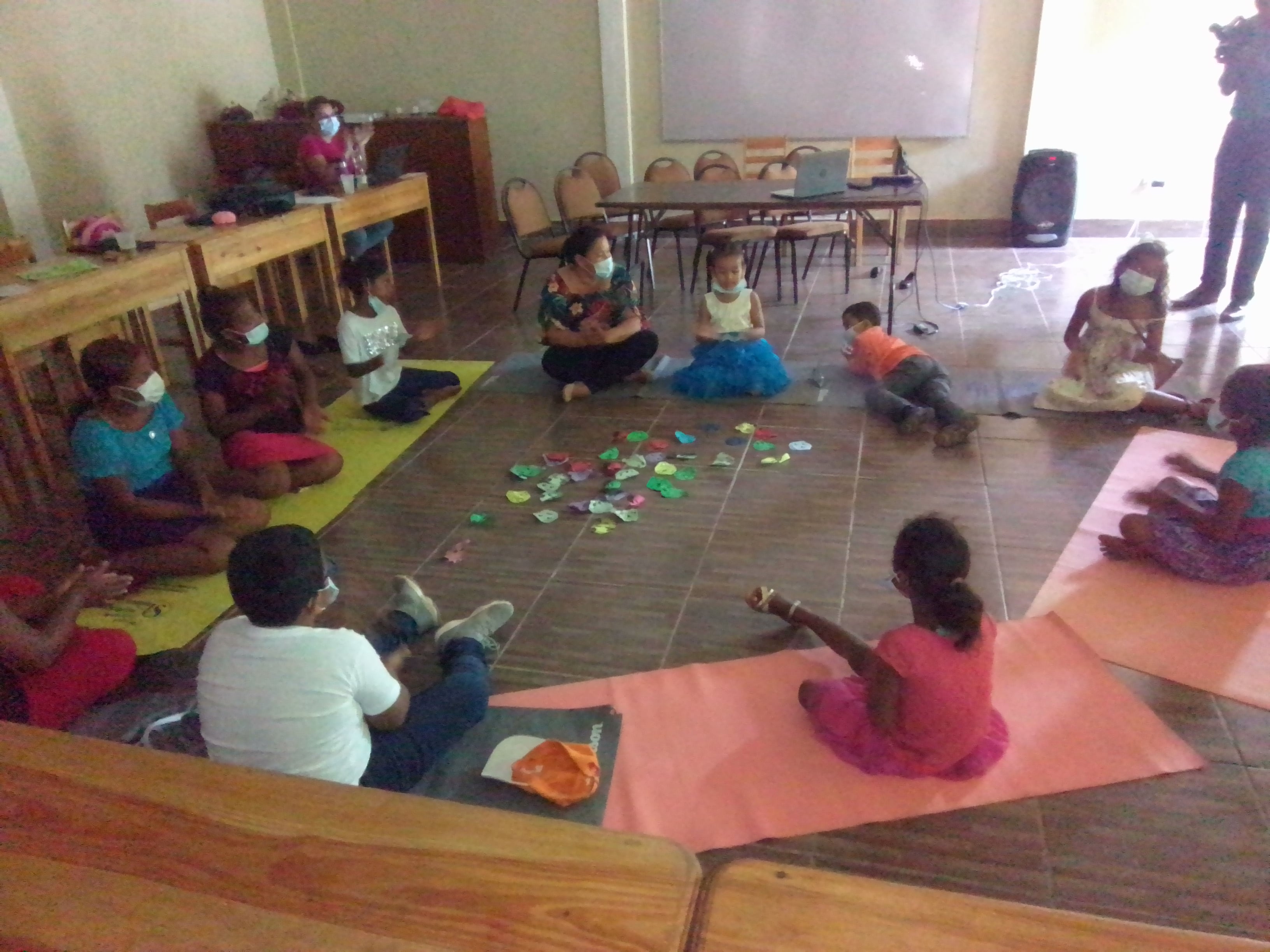 URACCAN realiza un taller de autocuido con niñez víctimas de abusos en Puerto Cabezas