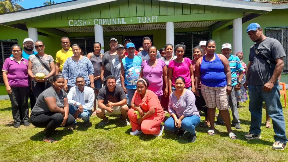 URACCAN brinda acompañamiento a la Junta Directiva Comunal de la comunidad de Tuapi