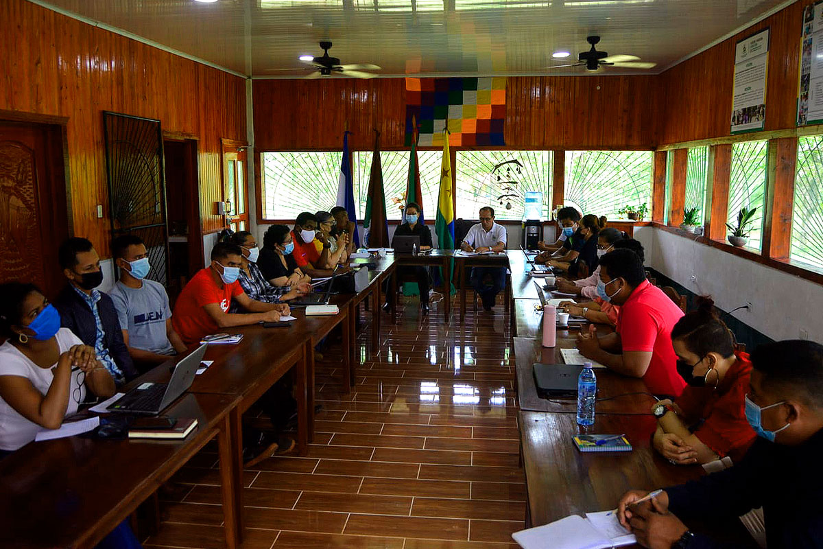 Consejo Universitario de Recinto Bilwi dialoga sobre los procesos institucionales desarrollados desde el campus
