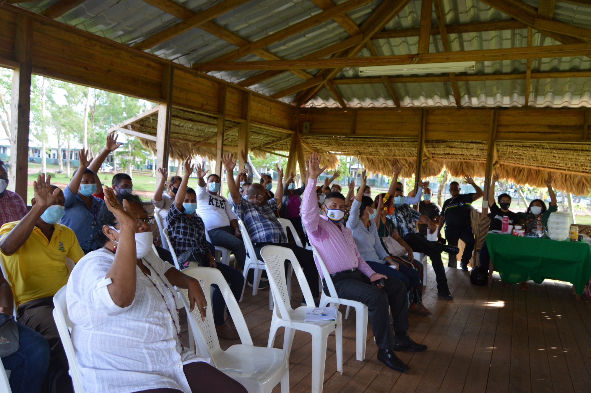 Sesión del gremio docente en URACCAN recinto Bilwi