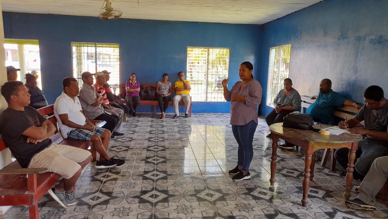 URACCAN brinda acompañamiento a la Junta Directiva Comunal de la comunidad de Tuapi