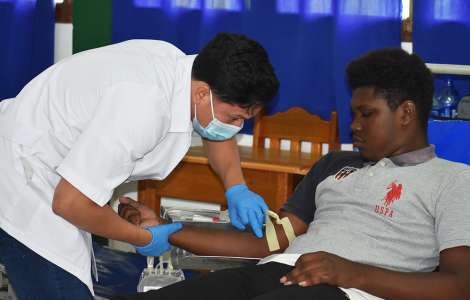 Primera jornada de donación de sangre en URACCAN Recinto Bluefields