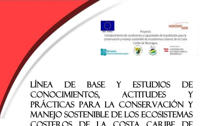Línea de Base y estudios CAP para la conservación y manejo sostenible de los ecosistemas costeros de la Costa Caribe de Nic. (IREMADES)