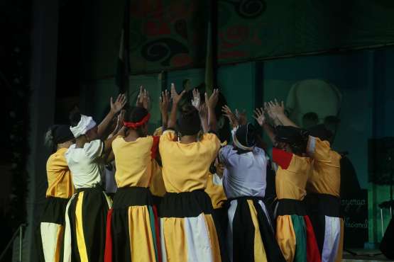 URACCAN Dance Group at the II Rubén Darío International Festival of the Arts