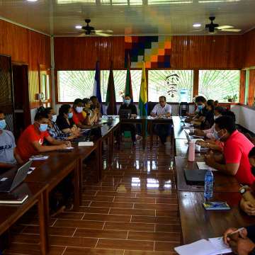 Consejo Universitario de Recinto Bilwi dialoga sobre los procesos institucionales desarrollados desde el campus