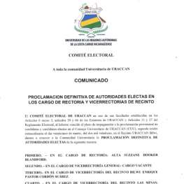 Proclamación definitiva autoridades electas CUU 260321