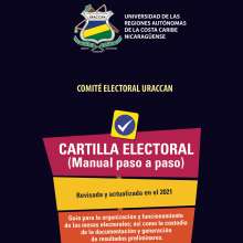 Cartilla electoral (Manual paso a paso) URACCAN 2021